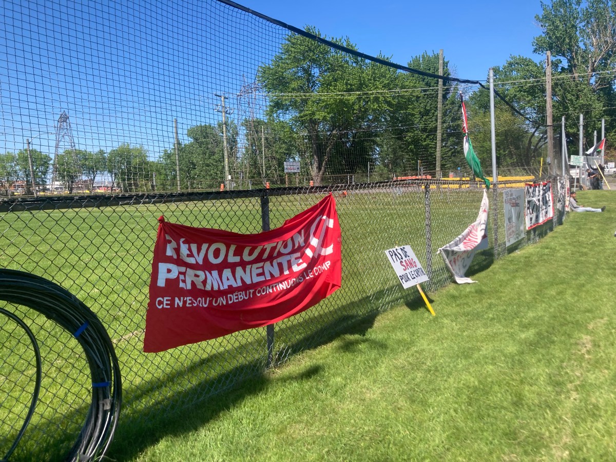 Manifestation contre l&rsquo;expansion de General Dynamics à&nbsp;Valleyfield